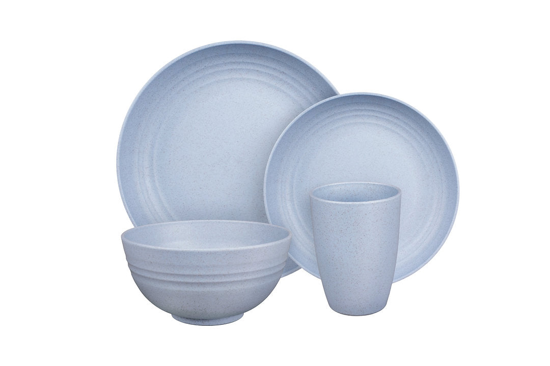 Camp Casual CC011MS 8 Piece Microwaveable Dish Set, Mountain Sage