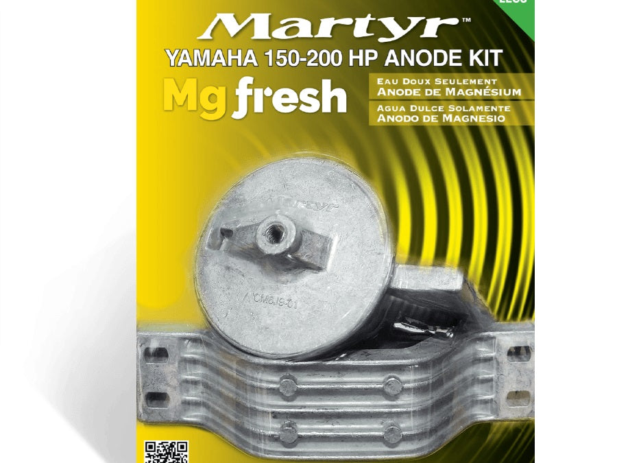 CMP Group Martyr Anode Kit For Yamaha 150-200 HP Outboards (Contains 1-6G54525101, 1-6J94537101 and Fastening Hardware) CMY150KITM