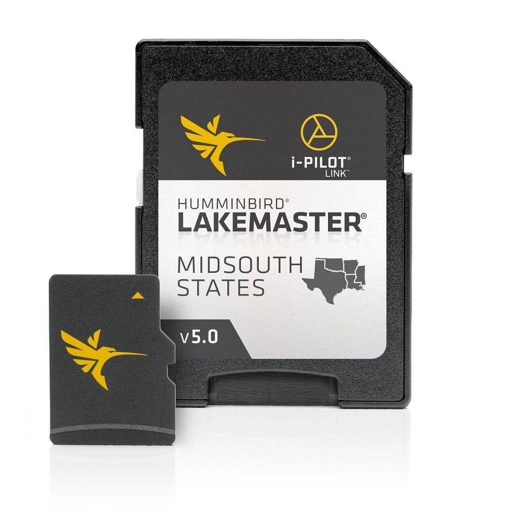 Humminbird 6000099 Lakemaster Chart Card, Mid-South