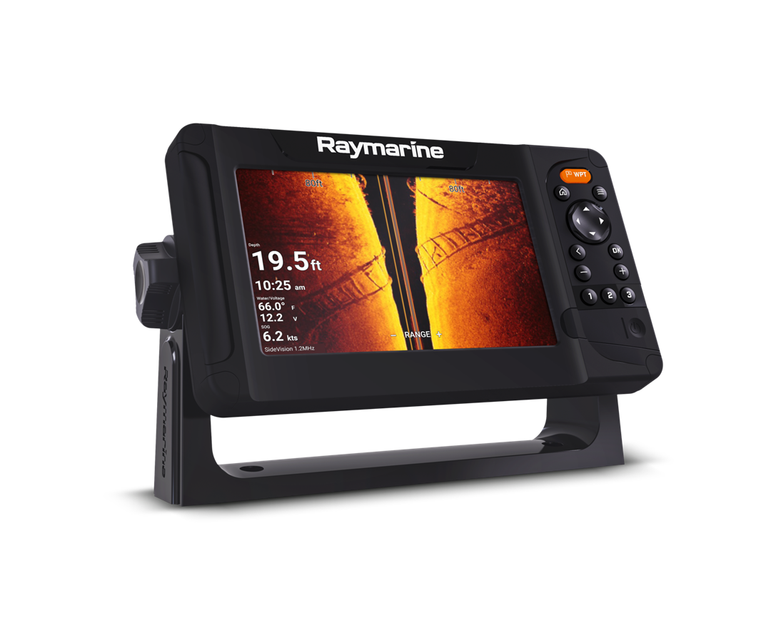 Raymarine E7053205NAG* Element Sonar/GPS Multi Function Display w/HV-100 Transom Transducer & Navionics Nav+ US & Canada Chart, 7",