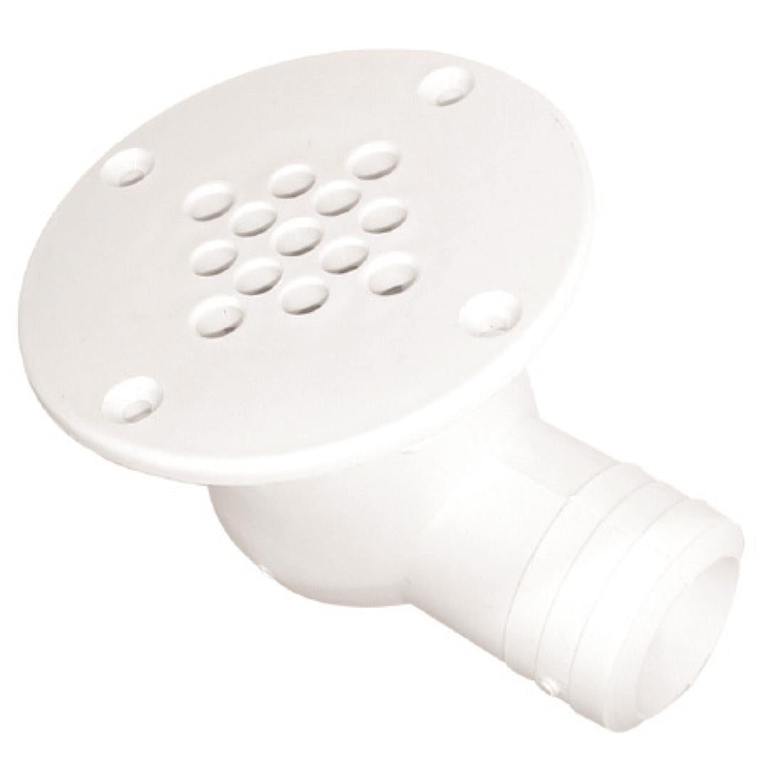 T-H Marine Cockpit Scupper Drain 90° Outlet 1-1/2", White CSD92DP