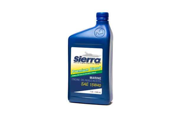 Sierra 95542 Premium Blend Heavy Duty Engine Oil 15W-40, Qt., 12/case