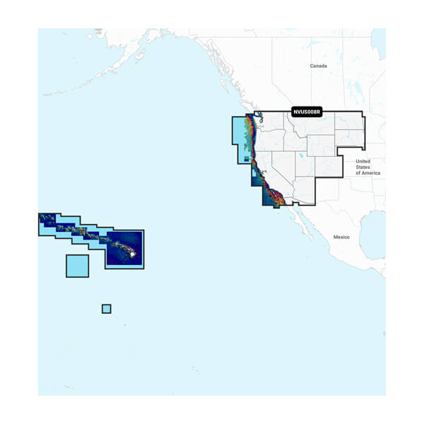 Garmin 010C129200 Navionics Vision+ for Garmin, U.S. West