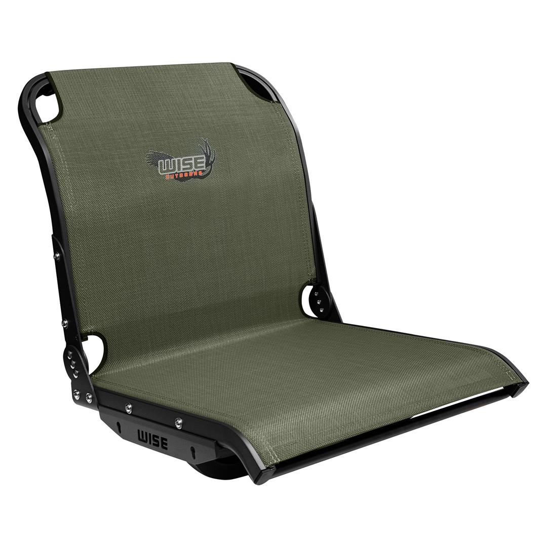 Wise 3374713 Aero X Boat Seat, Green Mesh w/Black Frame, Mid-Back