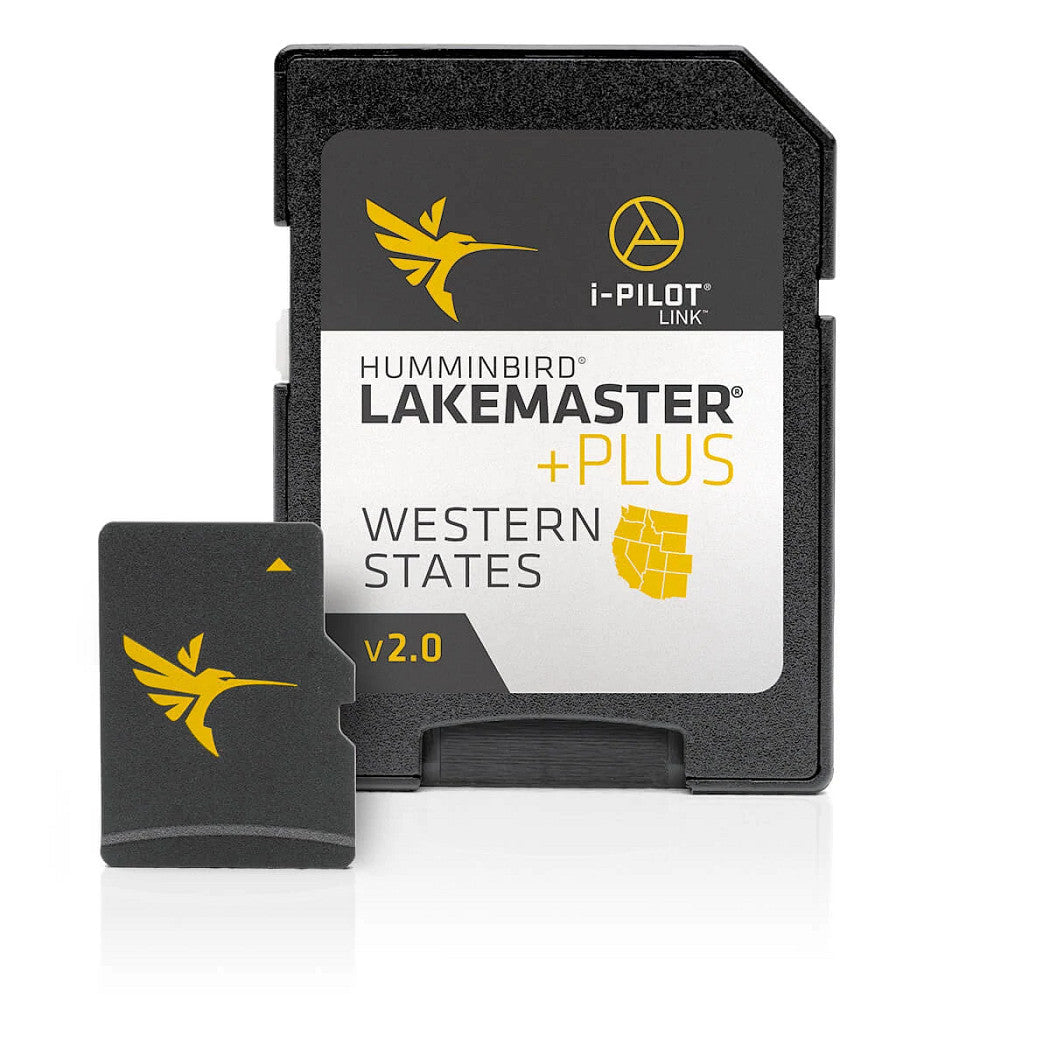 Humminbird 6000115 Lakemaster Plus Chart Card, Western States