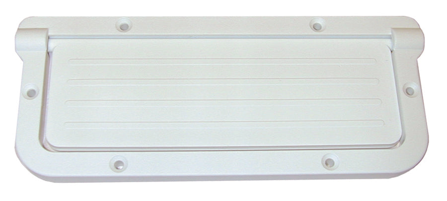 T-H Marine Large Rectangular Scupper Fits 2 x 5-1/2" Hole, White LRS2DP