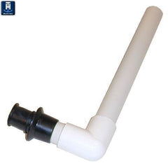 T-H Marine Push In Overflow Drain Tube 90° Fits All 1-1/8" T-H Thru Hulls, 12" L ODT190DP