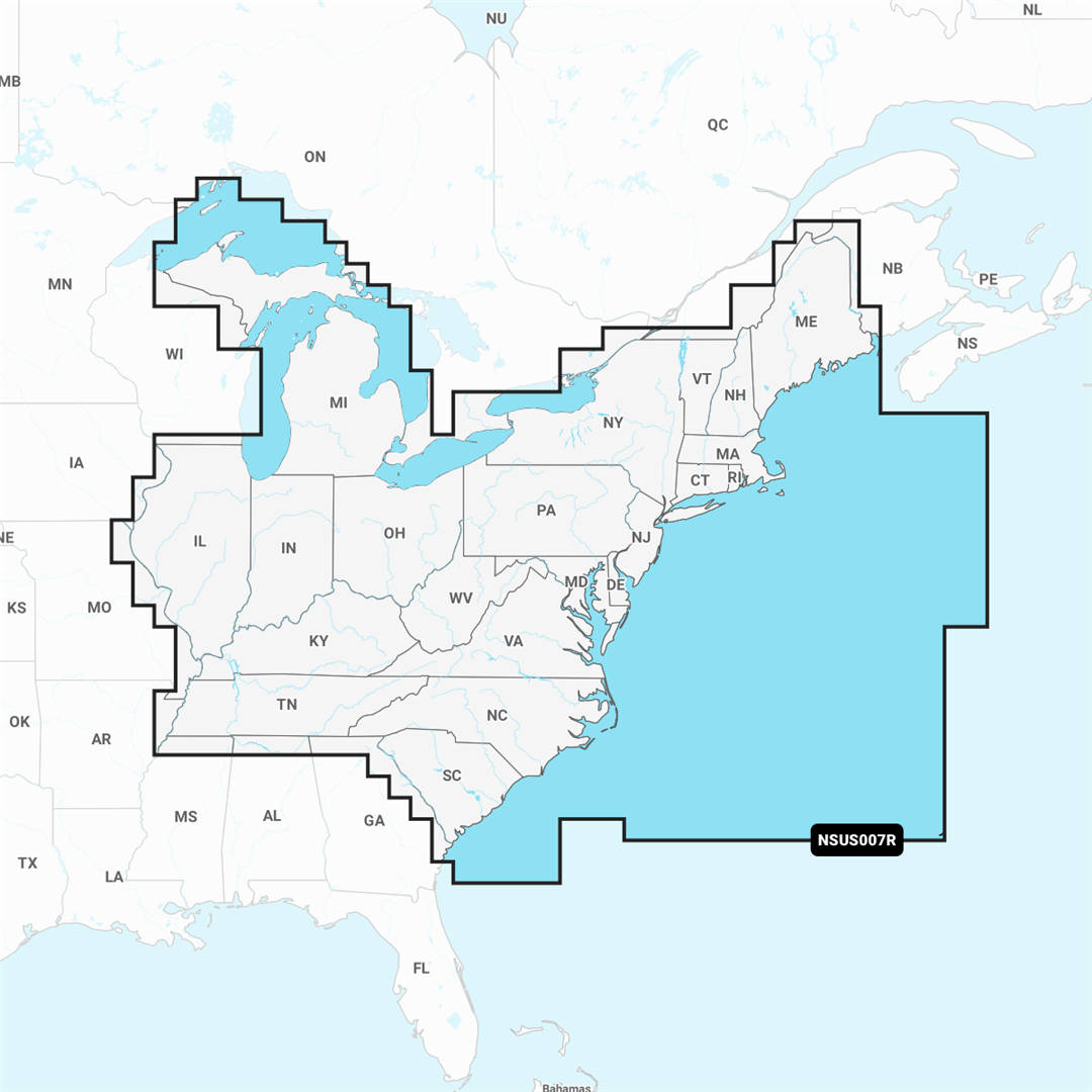 Garmin 010C129120 Navionics+ Chart, U.S. East