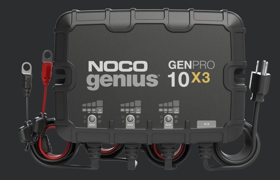 Noco GenProX3 On-Board Battery Charger, 3-Banks