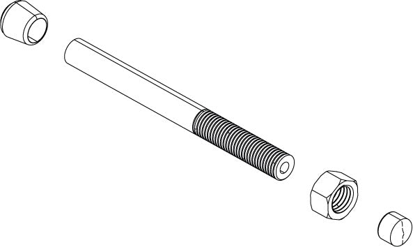 Lowrance LOW00015278001 Rod Stabilizer kit for Ghost