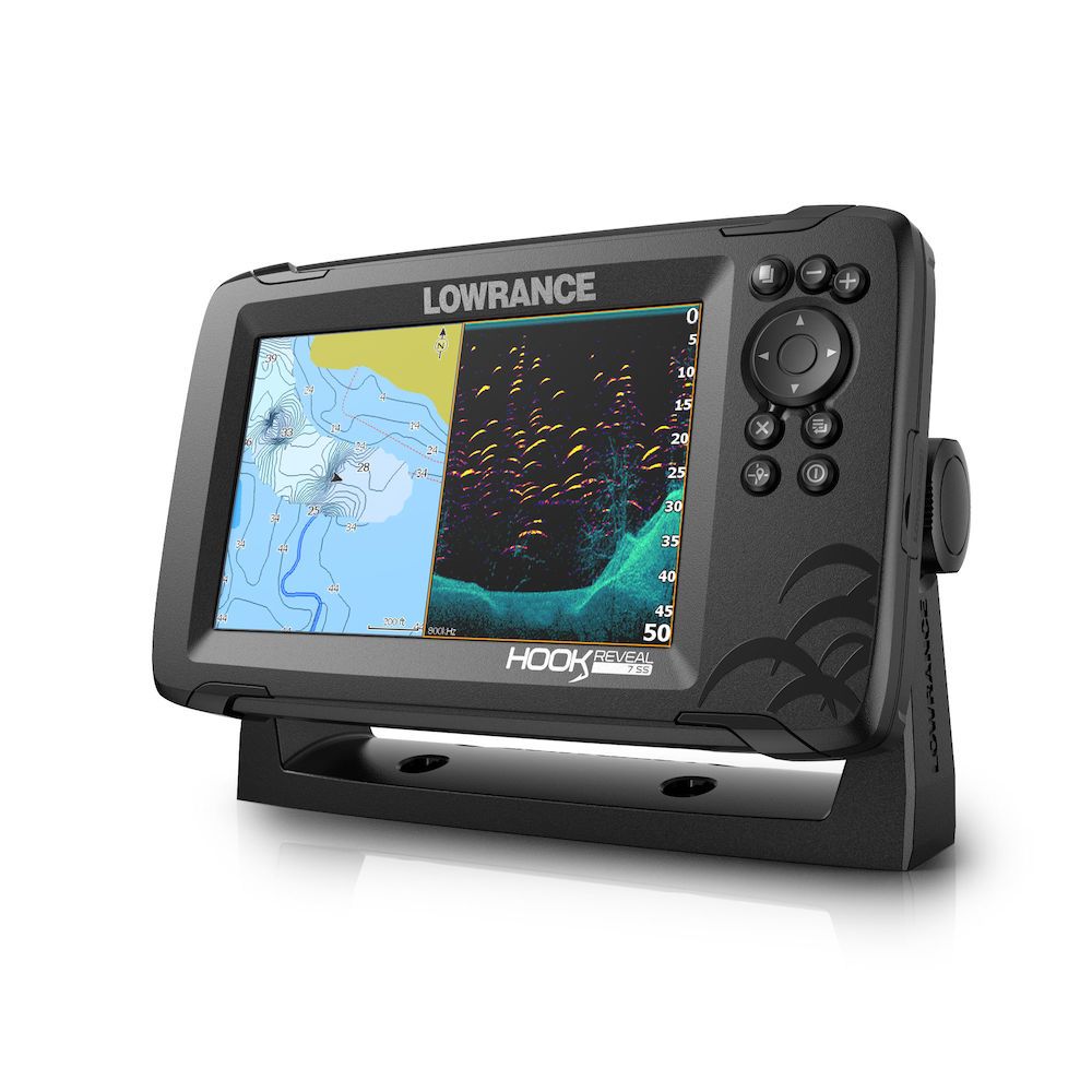 Lowrance LOW00015854001 Reveal 7 Splitshot C-Map Contour+