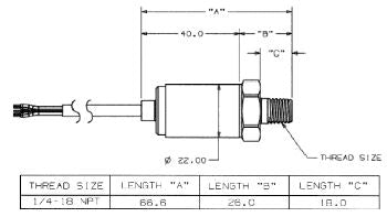 Maretron MARPT01000PSI01 PSI Transducer