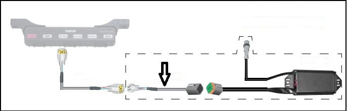 Yamaha YAM6Y9835535000 NMEA2000 AGI and Helm Master Adapter