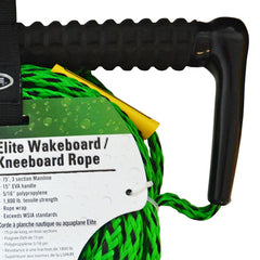 RAVE Sports 02337 75' 3-Section Wakeboard/Kneeboard Rope w/EVA Swirl Grip - Elite