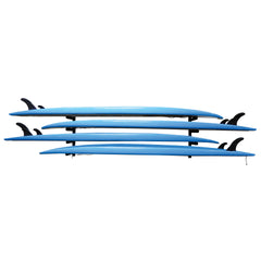 Extreme Max 3006.8471 Horizontal Surfboard/SUP Storage Rack - Quad