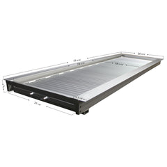 Extreme Max 3005.3849 Heavy-Duty Aluminum Pontoon Boat Ramp - 70" x 21", 600 lbs. Capacity