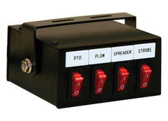 BUYERS PRODUCTS 6391106 SWITCH BOX6FUNCTIONILLUMINATEDON