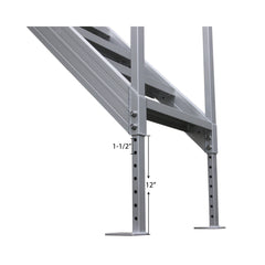 Extreme Max 3005.3843 Universal Mount Aluminum Dock Stair - 4-Step