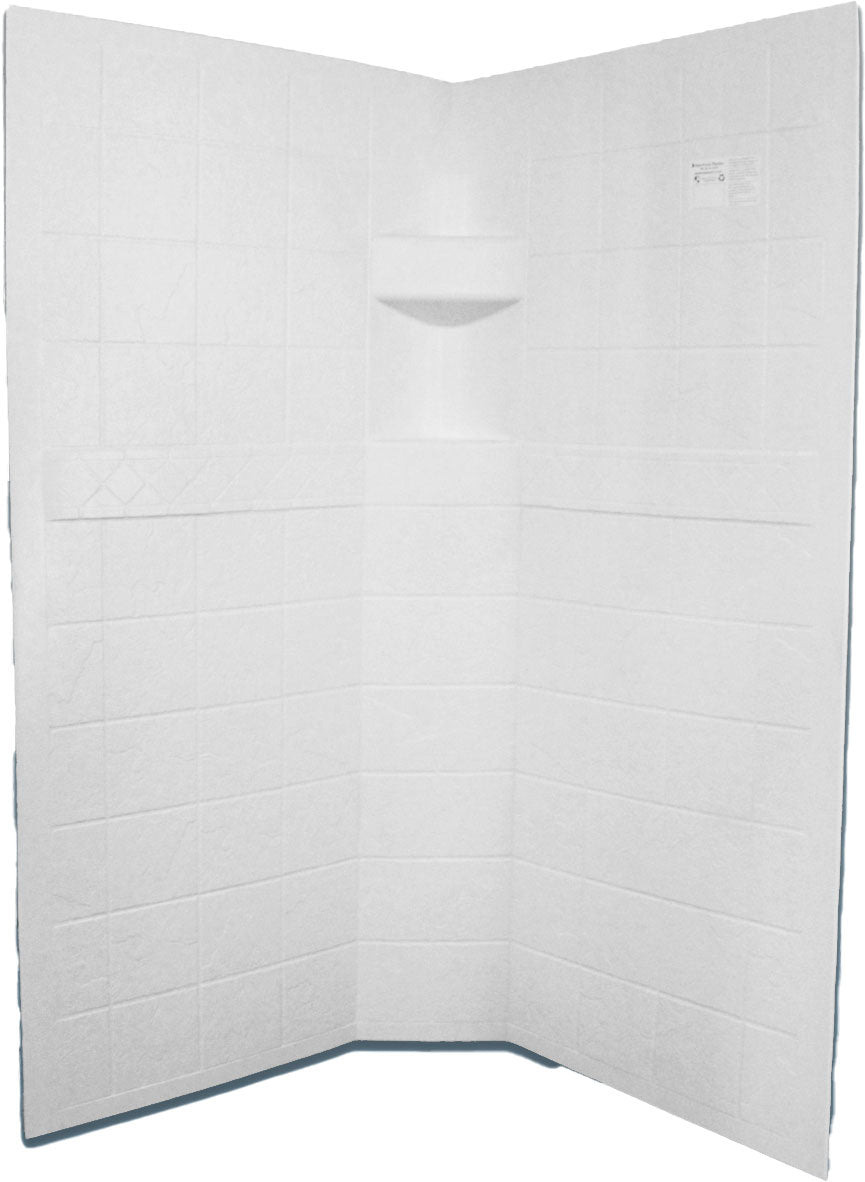 Specialty Recreation NSW3434W Neo Shower Wall - 34" x 34" x 67", White