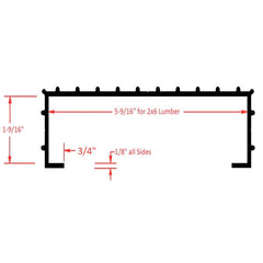 Gatorbak GB550EP-B-5-KT E-Plus Full-Synthetic Bunk Cover for 2x6 Bunks - 5', Black