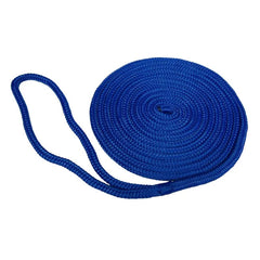 Taylor Made 11324 Double-Braided Dock Line - 3/8" x 15', Blue