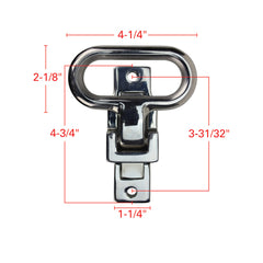 Extreme Max 5001.5789 Folding Trailer Step - 2-1/8" x 4-1/4"