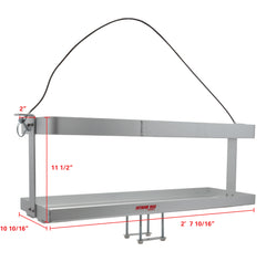 Extreme Max 5001.5861 Aluminum Trailer-Mount Race Fuel Jug Holder - Fits Three 5 Gallon Fuel Containers