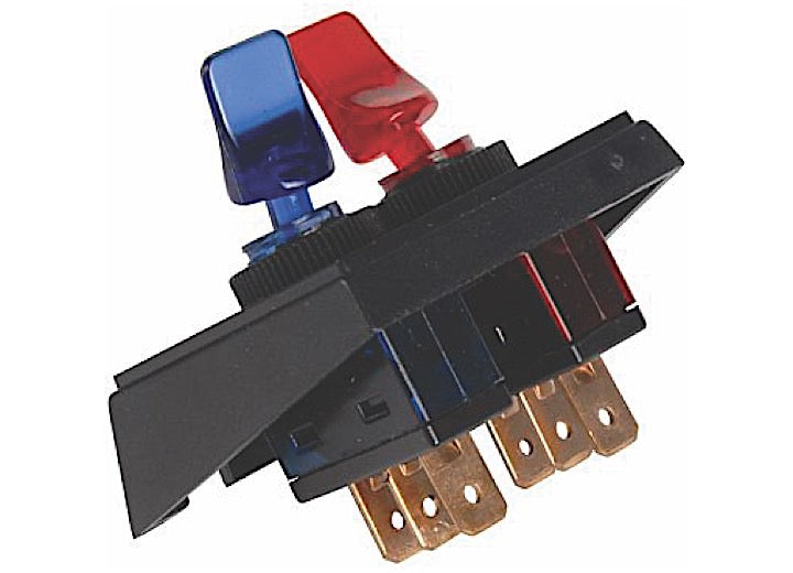 J T & T PRODUCTS 2986F RED/BLUE ILLUM DUCKBILLS/PANEL MOUNT COMBO 1 SET