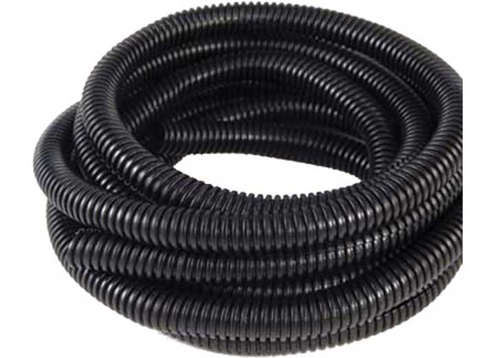 J T & T PRODUCTS 4306F 1/2IN I.D. BLACK SPLIT LOOM FLEXGUARD TUBING 7 FT