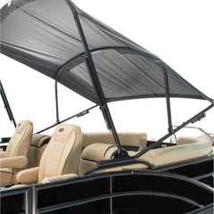 Lippert 2020000304 SureShade Power Bimini - Black Anodized Frame with Black Fabric