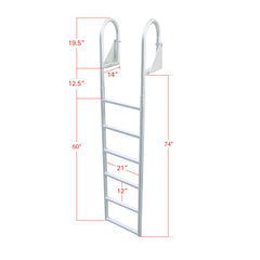 Extreme Max 3005.3907 Flip-Up Dock Ladder - 6-Step