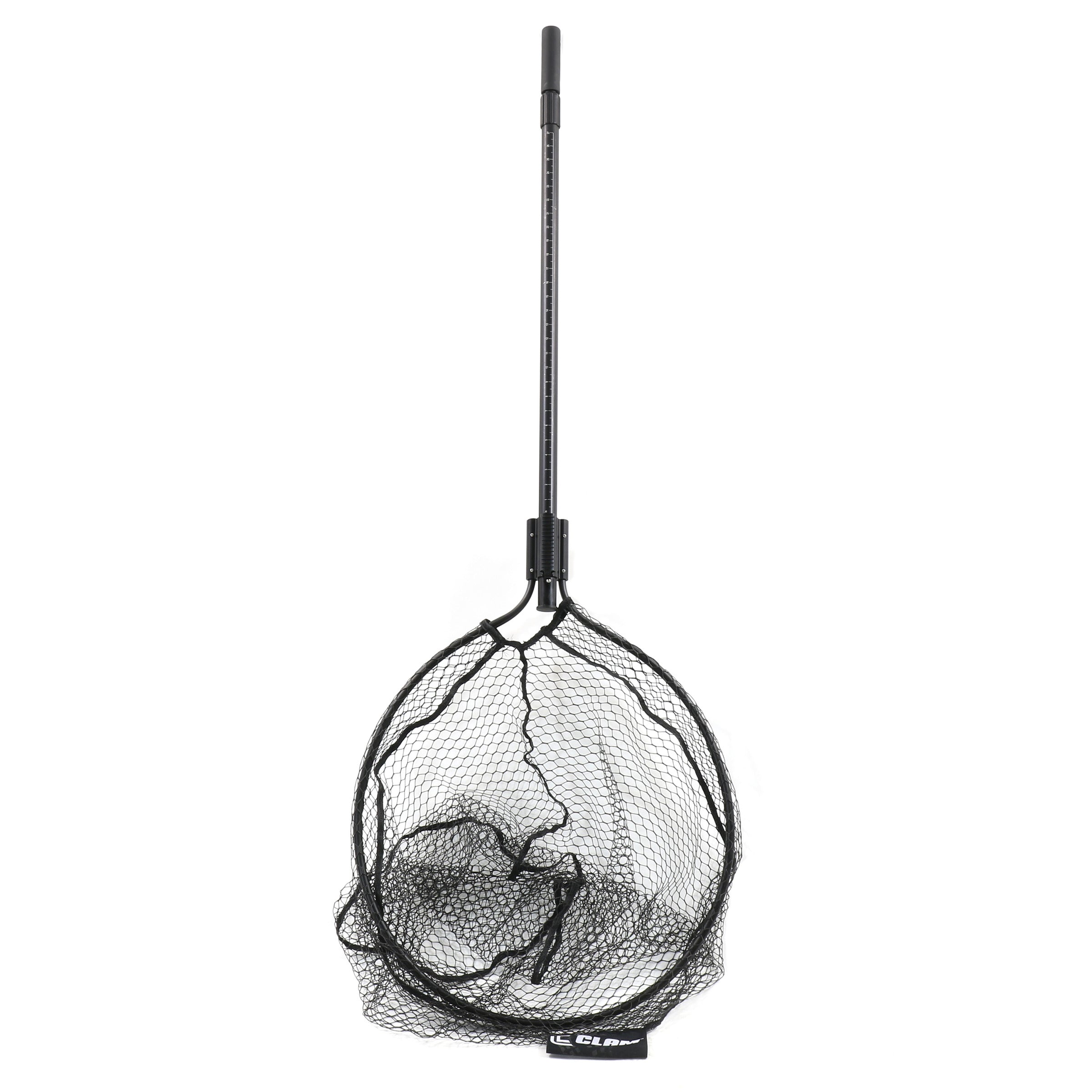 Clam Outdoors 16348 Fortis Net 190 (27.5" x 23.75" x 23.75") with 110" Handle - Black