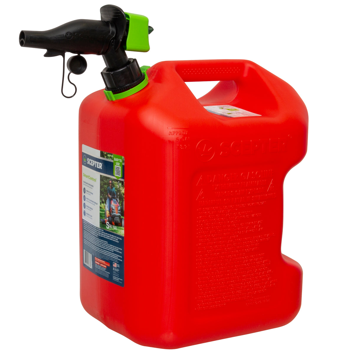 Scepter FSCG571 SmartControl Gas Can with Rear Handle - 5 Gallon – RVe ...