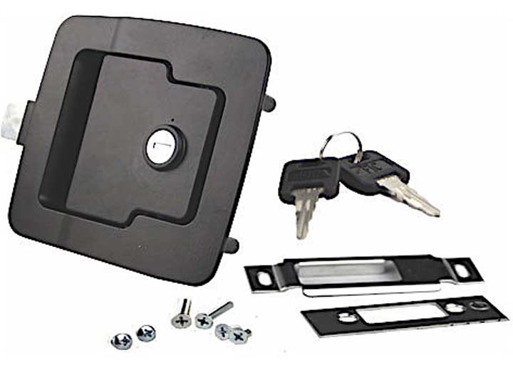 LIPPERT 317649 STANDARD BAGGAGE DOOR LATCH KIT BLACK