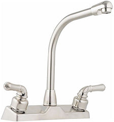 LASALLE BRISTOL 20380R340NABX UTOPIA 8IN BRUSH NICKEL FAUCET HIGH RISE SPOUT TEA POT HANDLES MADE IN USA