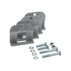 Extreme Max 3006.6887 Galvanized I-Beam Clamp Kit for 1.5" Square Trailer Guide-On Poles