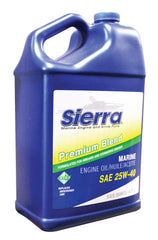 Sierra 18-9400-4 25W-40 FC-W 4-Stroke Marine Stern Drive Oil - 5 Quart