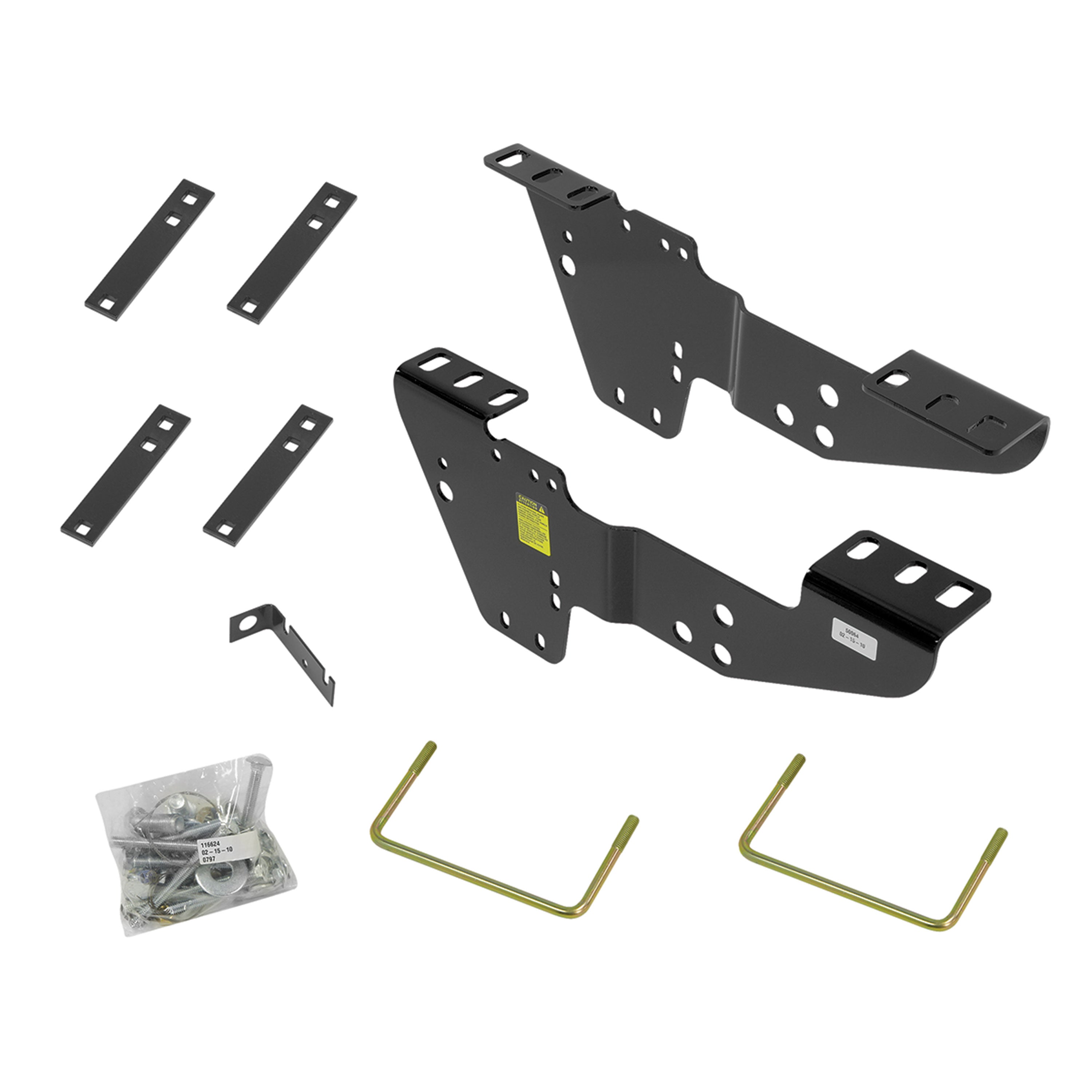 Reese 50054-58 Custom 5th Wheel Brackets with 10-Bolt Rail Kit - 50054-58