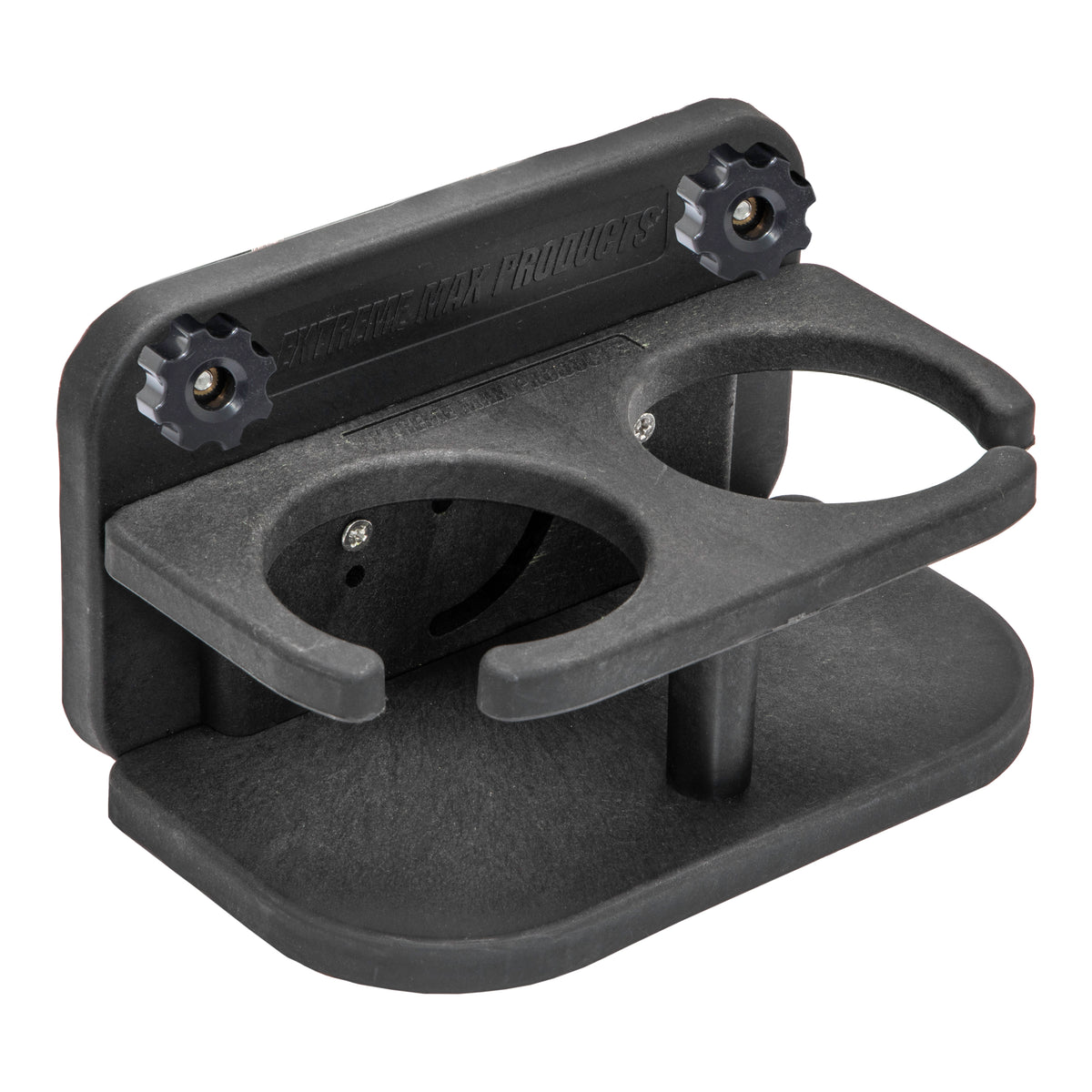 Extreme Max 3005.5621 Two-Drink Holder with 90° Base for Versatrack Systems