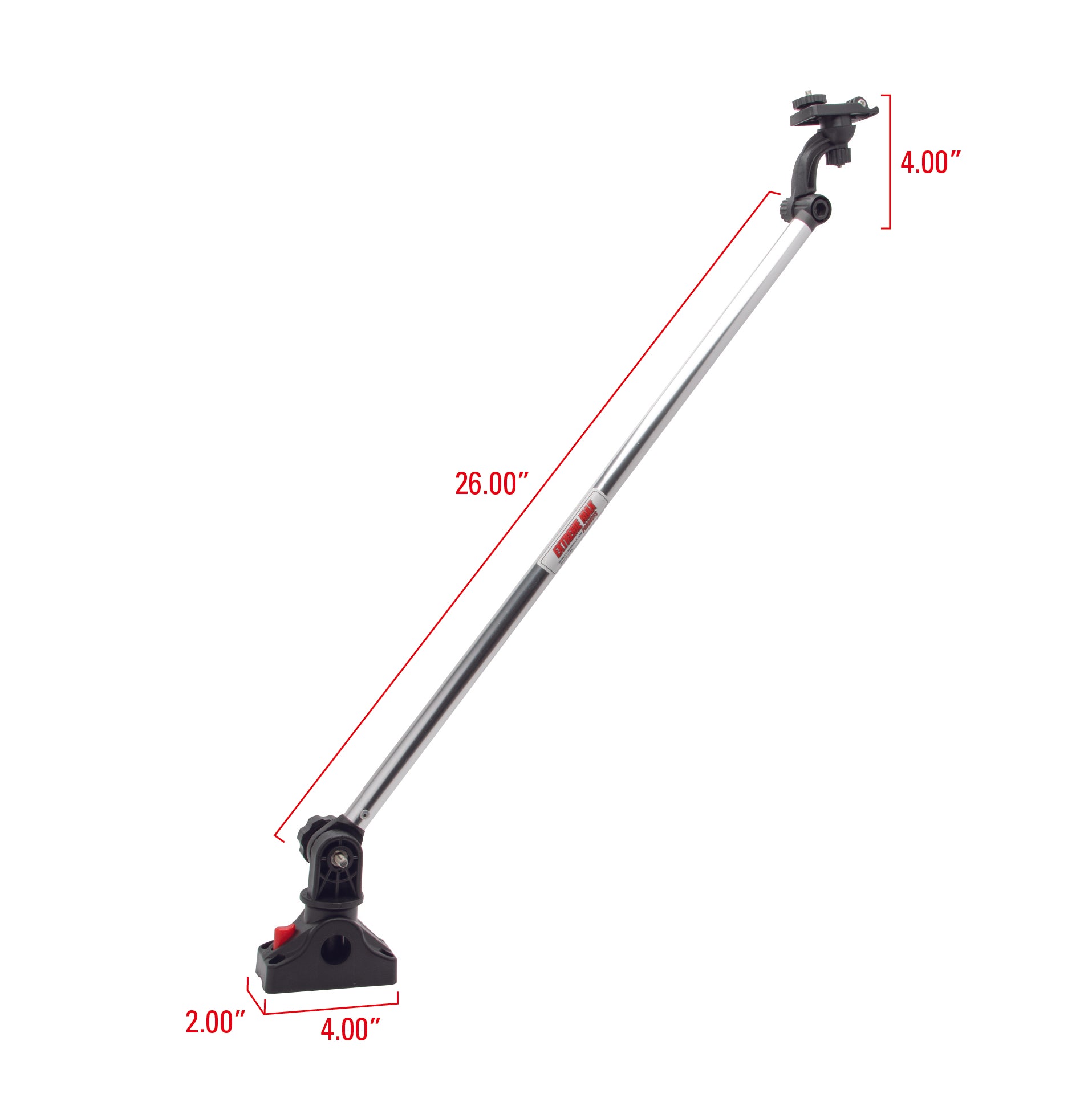 Extreme Max 3006.8672 Standard Mounting Arm for GoPro Camera - Up to 13 Reach