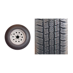 Americana Tire and Wheel 32557 Economy Radial Tire and Wheel ST225/75R15 D/5-Hole - White Modular Rim