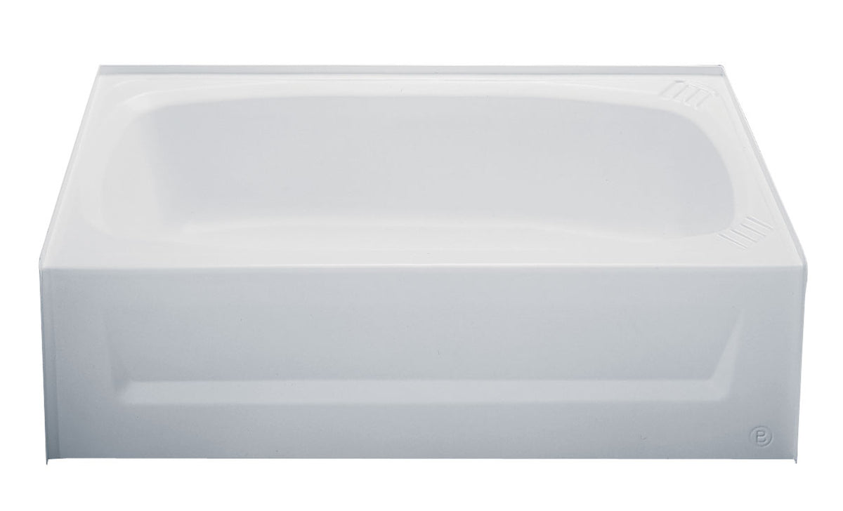 Kinro Composites 209902 Tub, RH with Apron - 27" x 54", White