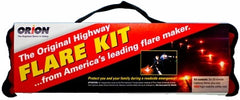 Orion 6020 20-Minute Road Flares with Safety Vest & Carrying Case - 6-Pack