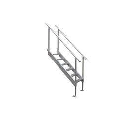 Extreme Max 3005.3846 Universal Mount Aluminum Dock Stair - 6-Step