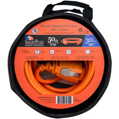 SmartPlug C30503/BM30NT Marine Power Cord (SPS Boat Side X Twist-Type) and Stainless Steel Inlet Set - 50' Cord, 30 Amp Inlet C30503BM30NT