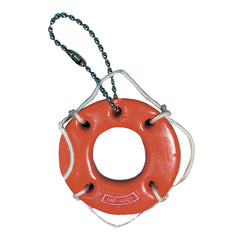 Jim-Buoy 87 Floating Life Ring Key Chain - White