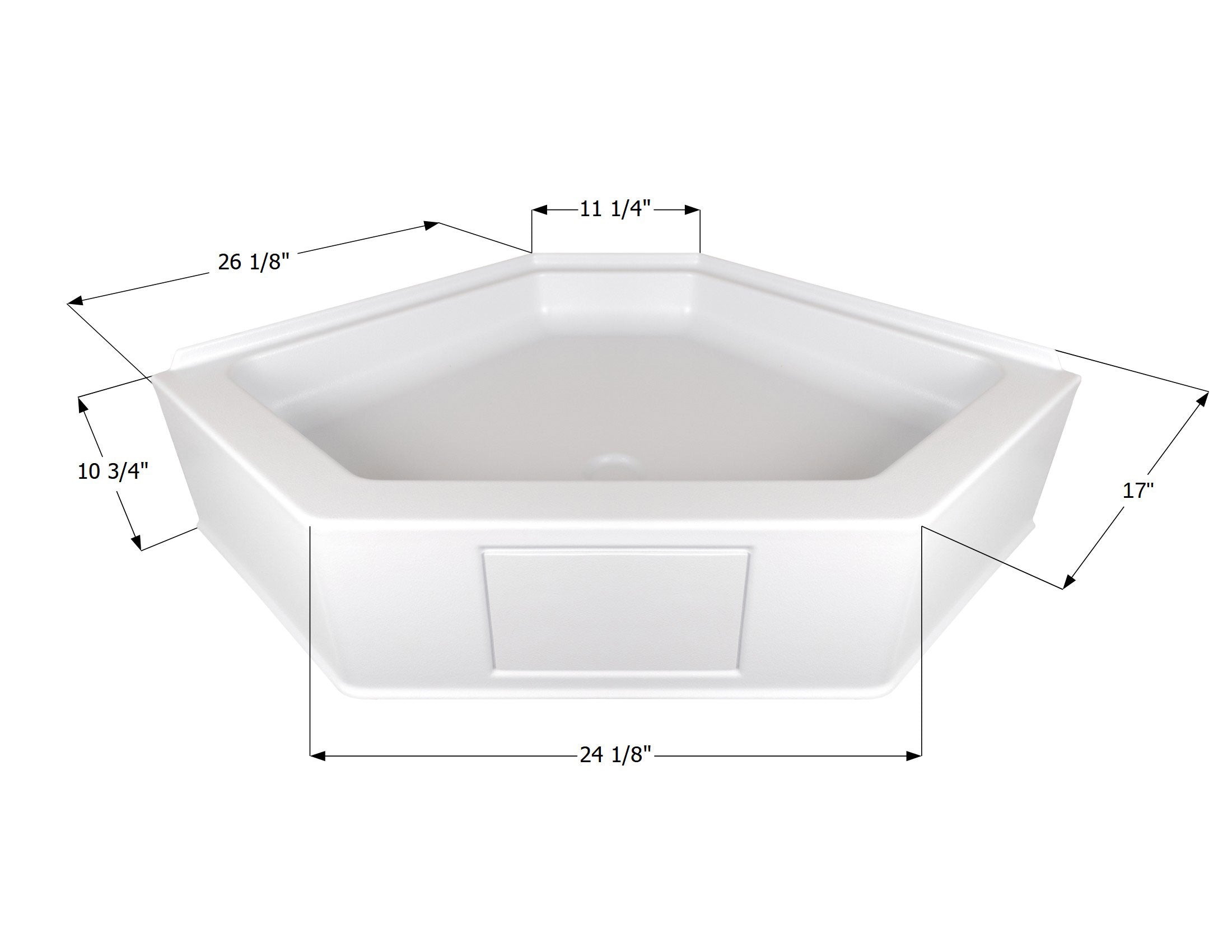 Icon 15233 Shower Pan Assembly NSB3434-PW