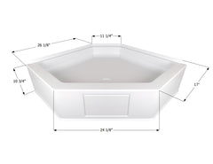 Icon 15233 Shower Pan Assembly NSB3434-PW