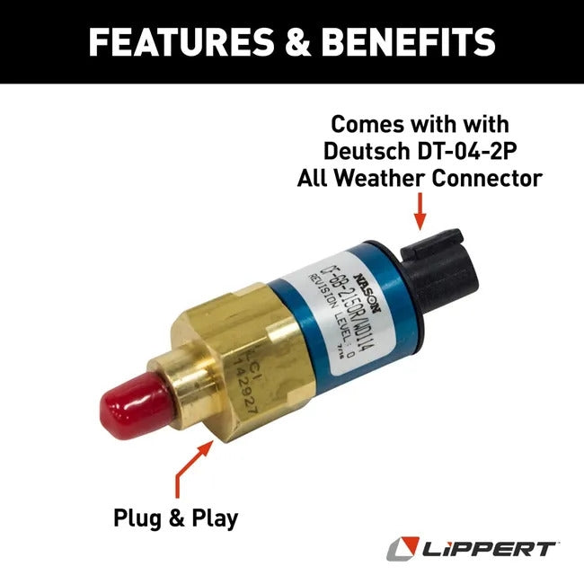 Lippert 142927 Pressure Switch (Nason) - 2150 PSI