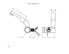 Shurflo 94-009-10 Single Operation Rotating 12V Electric Faucet - White